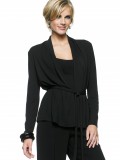 girl in black trousers pants